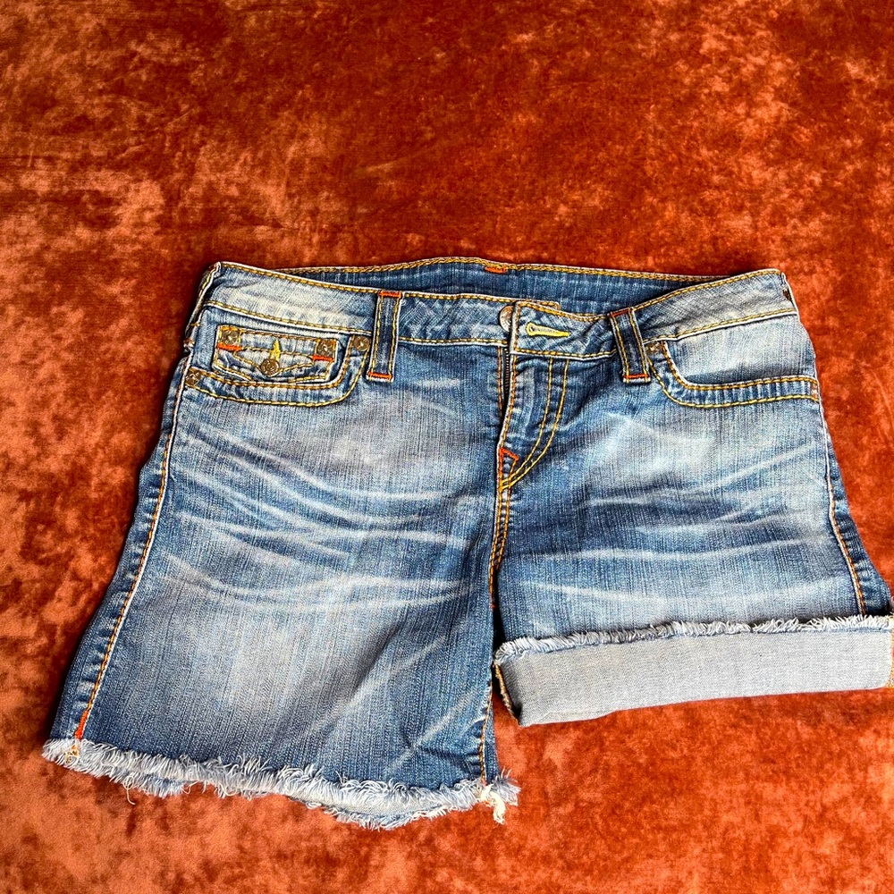 True religion Jean shorts